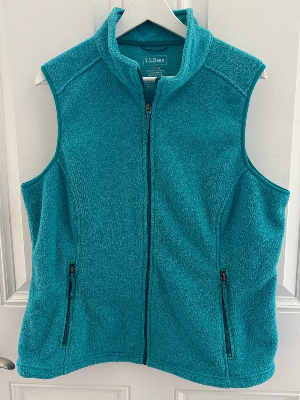 L.L. Bean Mountain Classic Fleece Vest Teal L